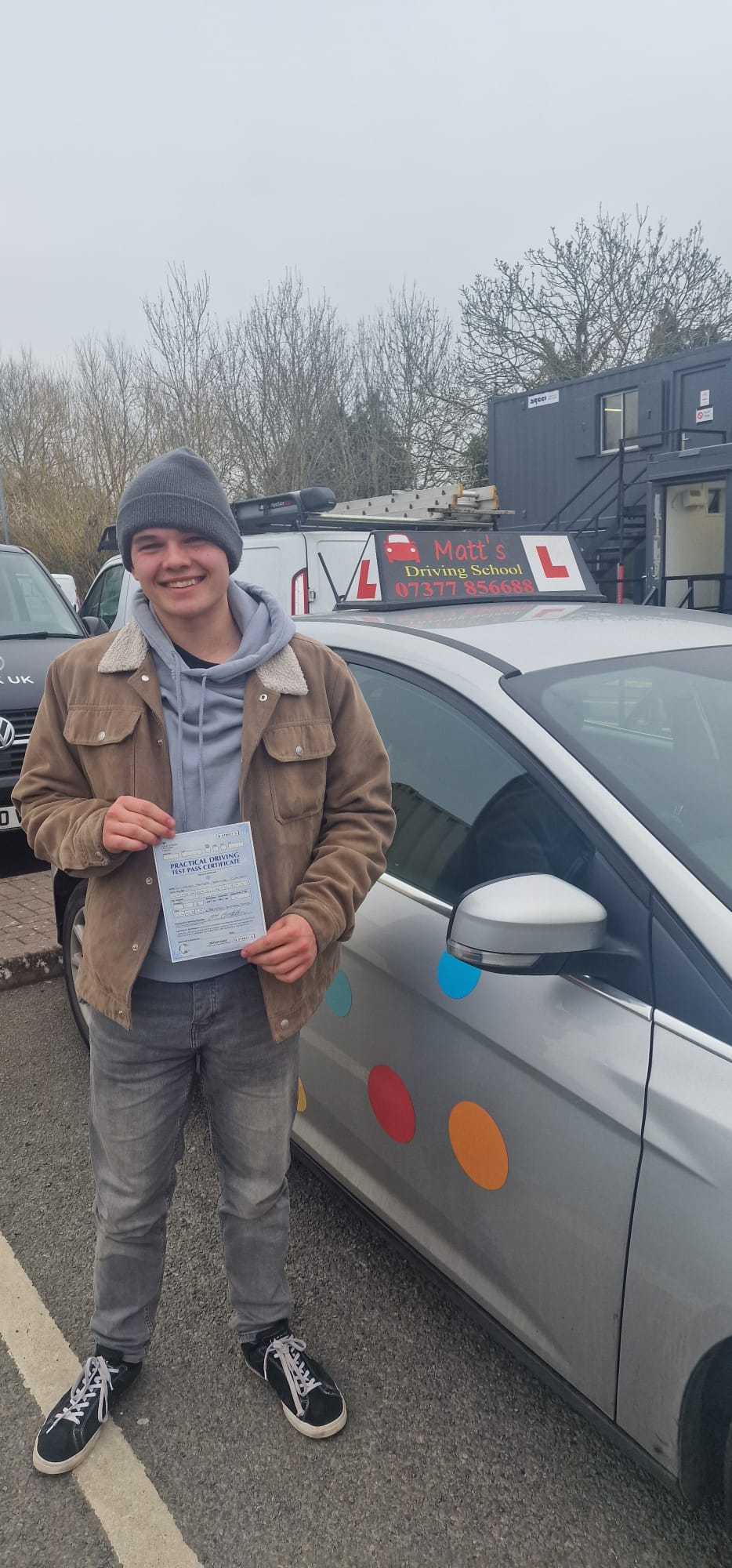 Driving test pass photo Saltford