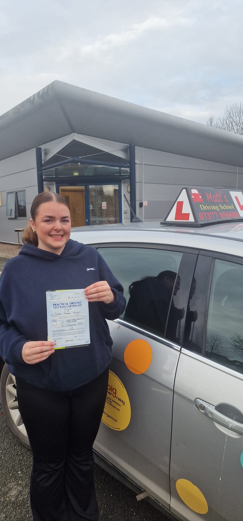 Driving lessons Keynsham student success