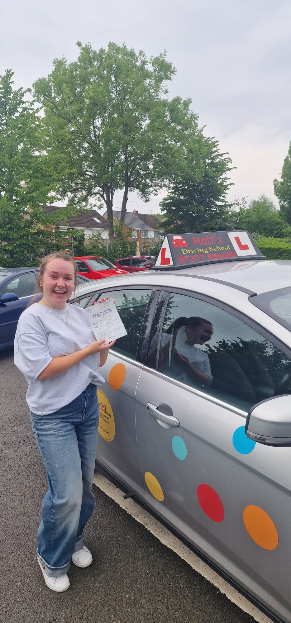 Driving lessons Saltford student achievement